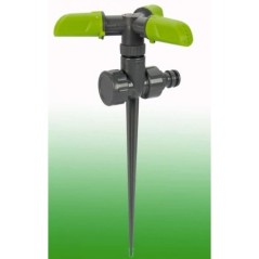 Rotating Sprinkler on Stake 3 Arms Pressure 2-4 Bar Function