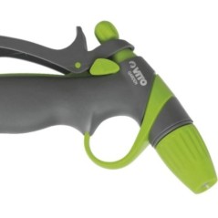 Kit pistolet d'arrosage réglable poignée caoutchouc raccord