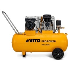 Compresor de correa 100L 10 Bar 2.5 HP Monofásico VITO