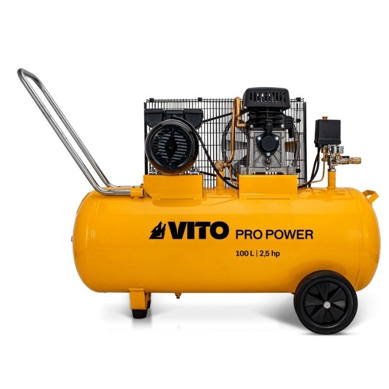 Compresseur à courroie 100L 10 Bar 2.5 CV Monophasé VITO