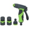 Kit Arrosage 4 pièces 8 modes pulvérisation Poignée Softgrip Raccord