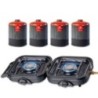 Réchaud gaz 2 feux 4600 W Pliable Inox Allumage Piezo KEMPER