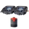 Réchaud gaz 2 feux 4600W Pliable Brûleurs inoxydables KEMPER