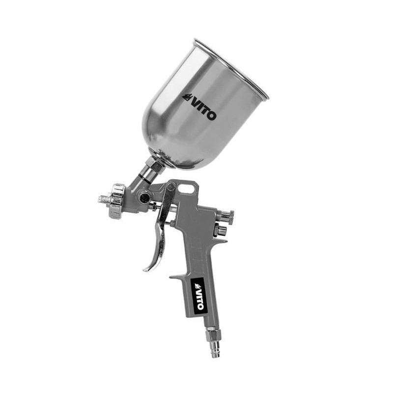Pistolet à peinture 3-5 bar Réservoir 600ml Raccord rapide HVLP VITO