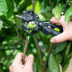 Sécateur de jardin 3 lames greffe acier carbone poignée ergonomique