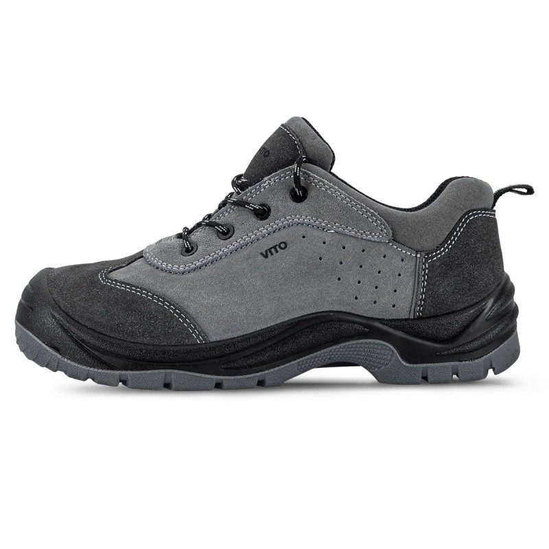 Scarpe antinfortunistiche basse GENES S1P pelle scamosciata