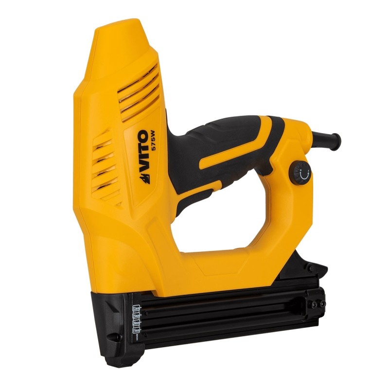 Agrafeuse électrique pour bois 575W câble 2m capacité 100 agrafes/cl