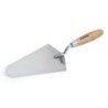 Truelle de maçon 220mm Acier Inox forgée ronde Manche bois VITO