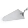 Paleta de albañil 220mm Acero Inox forjada redonda Mango de madera