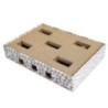 Durable Corrugated Cardboard Cat Scratcher with 2 Balls