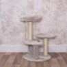 Katzenbaum 62 cm 3 Plattformen MDF Kratzbaum Sisal Seil