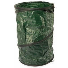 Sac de Jardin 120L Pliable 45x75cm Plastique Vert Poignées KZ GARDEN