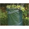 Sac de Jardin 120L Pliable 45x75cm Plastique Vert Poignées