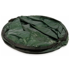 Garden Bag 120L Foldable 45x75cm Green Plastic Handles