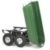 Garden Cart 75L 200kg Tipping Bin 4 Wheels
