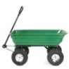 Carrinho de jardim 75L 200kg Caçamba basculante 4 rodas