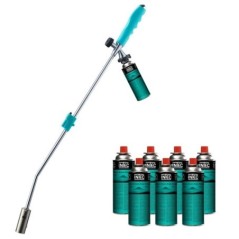 Désherbeur thermique gaz flamme 1300°C autonomie 1h30-3h piezo KZ GA