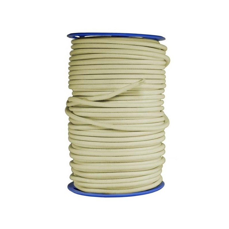 Sandow élastique professionnel Diamètre 9 mm 50 m Résistance UV Coul