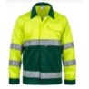 Blouson de travail haute visibilité XL Jaune fluo 5 poches EN ISO 20