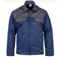 Blouson de travail Bleu marine/Gris Taille L 65% Polyester 35% Coton