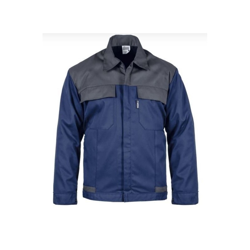 Blouson de travail Bleu marine/Gris Taille XXL Polyester/Coton 4 poc