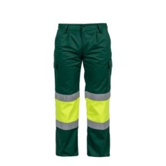 Pantalón de trabajo de alta visibilidad Talla 46 Multibolsillos