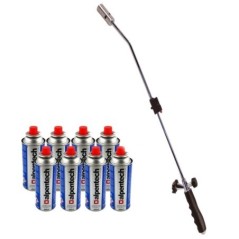Desmalezadora térmica piezo lanza 80 cm llama regulable 8