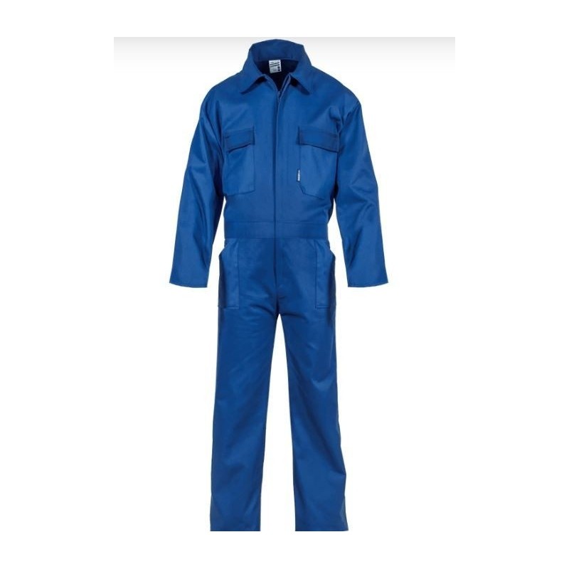 Combinaison de Travail 5 Poches Bleu Taille M Fermeture Velcro Demi