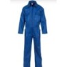 Combinaison de Travail 5 Poches Bleu Taille M Fermeture Velcro Demi