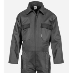 Traje de Trabajo 5 bolsillos Gris/Negro Talla XXL