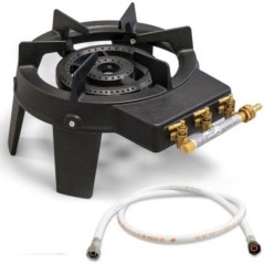 Réchaud à gaz en fonte 4 pieds