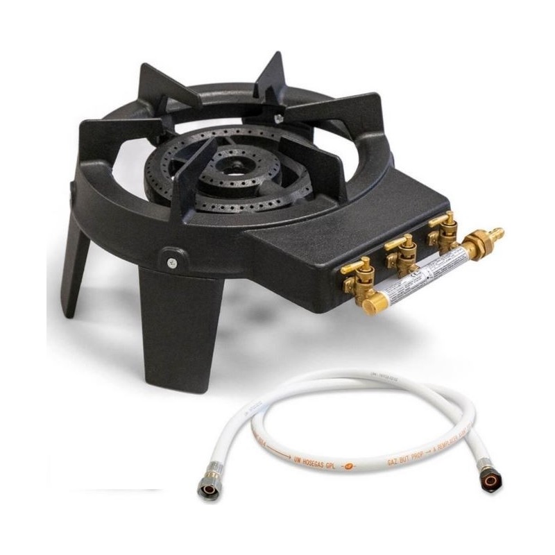 Réchaud à gaz en fonte 4 pieds