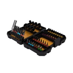 Cofre 47 Puntas para Atornillador de Impacto Acero S2 JR Cromo