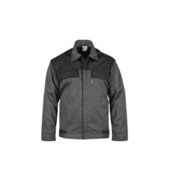 Work Jacket Grey/Black Size L 65% Polyester 35%