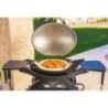 Barbecue a Gas 2 Bruciatori Inox 2 Griglie in Ghisa 58x42.5 cm