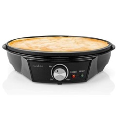 Crêpière électrique 1200W Ø30 cm Réglage Température Revêtement Anti