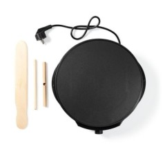 Crepeira Elétrica 1200W Ø30 cm Ajuste de Temperatura