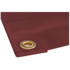 Lona de proteção 6x4m PVC Vermelha Anti-UV Impermeável Alta