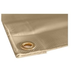 Lona para Pérgola 4x3m Beige PVC Anti-UV Impermeabilidad Total KZ