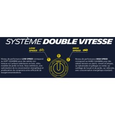 Nettoyeur Haute Pression 140 Bar 1900W Double Speed System