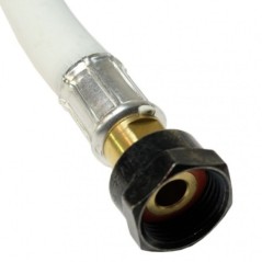 Kit Tuyau Gaz Souple 1.50m Vissable + Détendeur 37 mbar Raccords à V