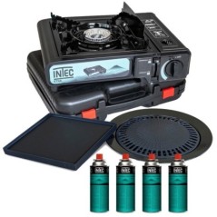 Réchaud gaz portable 2200W avec allumage Piezo