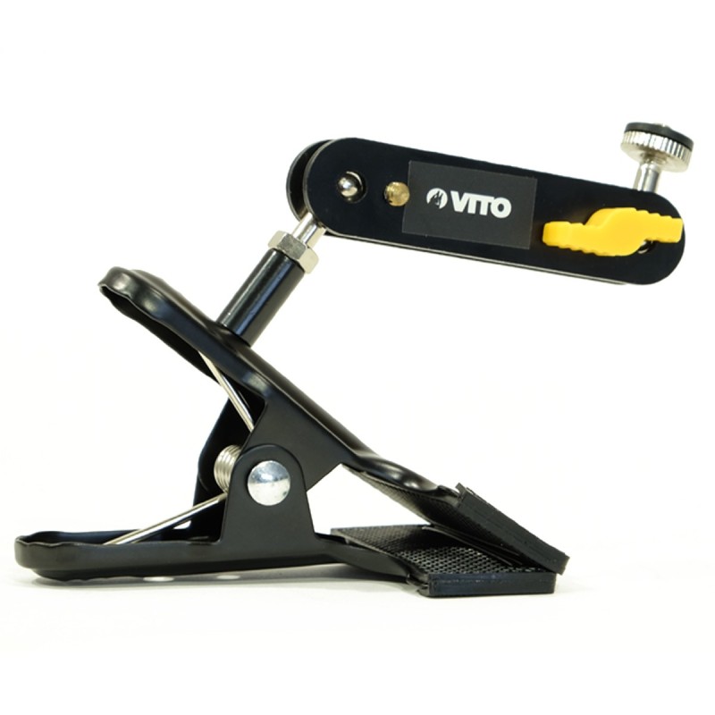 Support à pince pour niveaux lasers et appareils photos