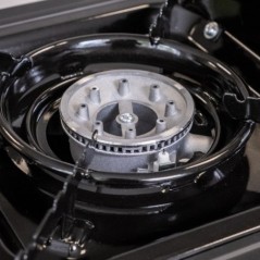 Fogão a gás portátil 2200W 1 queimador ignição Piezo chapa grill