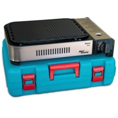 Gasgrill 2100W Oberfläche 30x24cm Piezo Zündung ALPEN