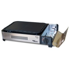 Plancha a gas 2100W Superficie 30x24cm Accensione Piezo ALPEN