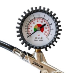 Pistolet de gonflage à air comprimé Manomètre 140 PSI Tuyau