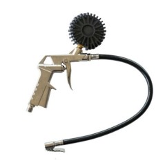 Pistolet de gonflage à air comprimé Manomètre 140 PSI Tuyau