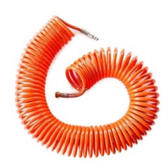 Tuyau Air Comprimé PU 15m 12 Bar Ø8mm Ø6mm 2 Raccords 2