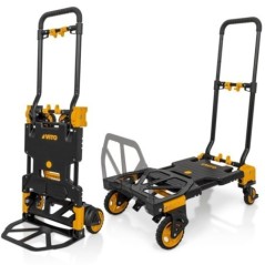 Chariot de manutention Diable Pliable 2 Positions Charge 137 KG Roue